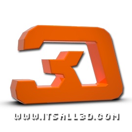 Picture shows the logo for It's All 3D created by STORMYSUNDAY