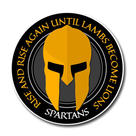 Picture shows the logo for Spartan - Rise created by STORMYSUNDAY