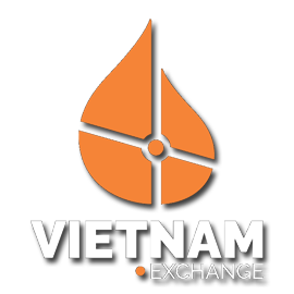 Picture shows the logo for Vietnam Exchange created by STORMYSUNDAY